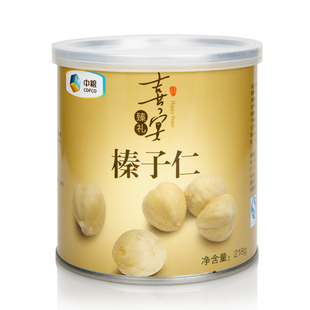  中粮年货大集 美滋滋 休闲坚果零食 喜宴臻礼榛子仁 218g XX0242