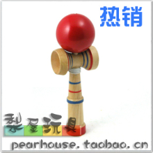 传统民俗玩具 kendama/剑玉/剑球/技巧球 出口日本原单