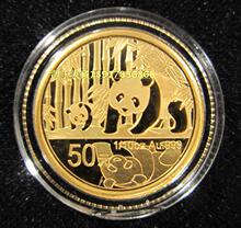 【源于收藏】熊猫金币发行30周年1/10金币+1/4银币 熊猫30年金银