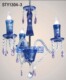 蓝色妖姬水晶灯STY1304-3