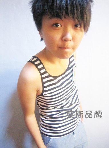 【莱斯束胸】  黑白条纹  挂钩 lestt束胸  丝绸无害款 外穿款 ！