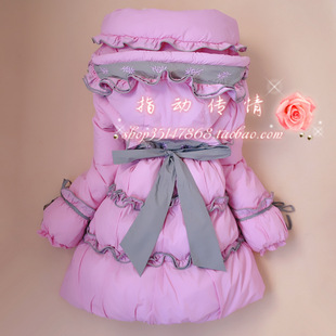  全年最低价！独家发售专柜正品儿童羽绒服 女童中长款加厚 反季