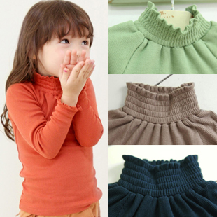 耳高领儿童宝宝女童...