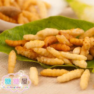  糖糖屋食品/湖南零食特产 浏乡泰国炒米 牛肉味零食小吃 250g