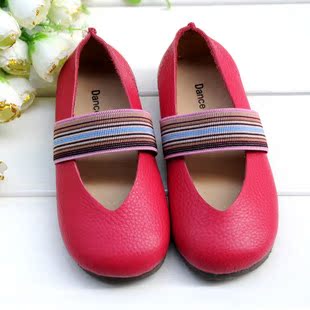  新款儿童鞋热销头层牛皮亲子鞋韩版公主女童皮鞋真皮单鞋春鞋