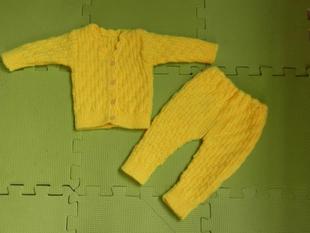 纯手工<em>编织</em>婴儿<em>毛衣</em> <em>儿童</em>保暖毛裤 套装 适合0