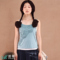 INMAN茵曼2012夏裝新款 鏤空復古貼花 純色小吊帶背心女821030023