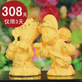 迎五一24K黄金绒沙金/ 新婚之喜 婚庆摆件 结婚礼品礼物 创意礼物