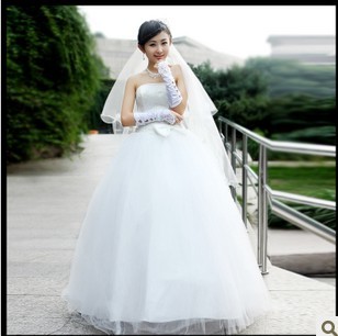 婚纱 婚纱礼服精品婚纱 201新款 韩版抹胸拖尾婚纱伴娘礼服 敬酒服 婚纱 婚纱礼服精品婚纱 201新款 韩版抹胸拖尾婚纱伴娘礼服 敬酒服