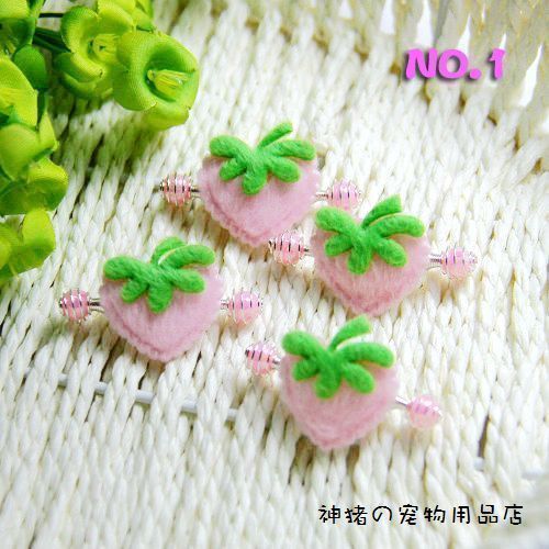 Pet hair Jewelry Lara Undercoat Dogs Spring Lara Clamp Hairpin Flower Pink Strawberry/individualin the Pet/Pet food and supplies , Pet apparel and accessories , Headdress category - from Buy2taobao.com to provide professional Taobao agent buy service