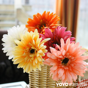  YOYO非洲菊/扶郎花/太阳花 新婚新房仿真花装饰花艺绢花假花