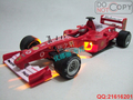 新货 合金车模儿童玩具车回力音效灯光 F1赛车 红 