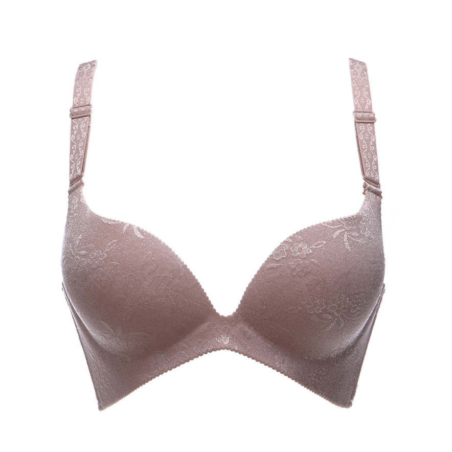 <em>水中花文胸</em>专柜正品3/4杯光面<em>一</em>片式无痕聚拢