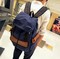 上下架计划:包邮新款韩版双肩包男士旅行包潮复古男包学院风书包时尚帆布背包