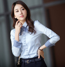 2012 新款春装 韩版修身休闲 OL 长袖 女款 衬衫进口天丝棉 8095A