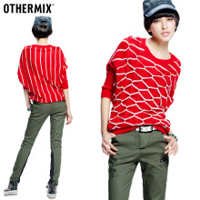 七格格潮牌Othermix2011新款秋装 时尚女装羊毛衫 针织衫12N30056