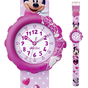  专柜联保正品 Swatch  儿童手表 迪士尼 米老鼠米妮 ZFLS032