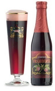  林德曼果味啤酒 比利时进口山莓味女士啤酒Lindemans Framboise`