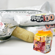 台湾进口 休闲食品 鸿津 元气100 自然烘焙 五谷棒 牛乳味185g