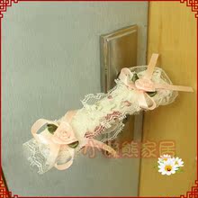 田园布艺蕾丝门锁套 家居拉手套/冰箱门把手套/门把套/门拉手套04