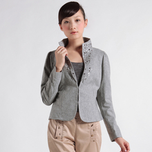 阁兰苏珊专柜正品2012春装新款女装韩版上衣<span class=H>毛呢</span>短外套女限时抢购