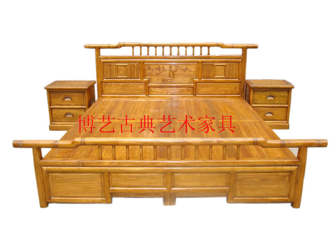 双人竹节床,古典家具,中式家具.厂家订做|ruв категории жилой мебели, кровать класса, деревянные кровати - от Buy2taobao.com для оказания профессиональной услуги покупки агента Taobao