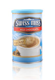  美国进口 瑞士小姐Swiss Miss牛奶巧克力冲饮粉速溶可可粉737g