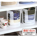 C1185 简家 三金冠 佑木 透明塑料碗收纳架