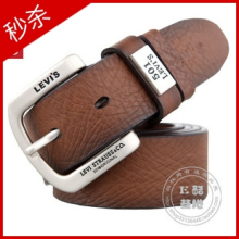 秒杀特价 LEVI'S S501 李维斯 牛皮 真皮针扣休闲皮带/腰带礼盒装