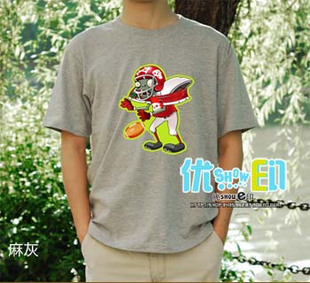 Plants vs Zombies Rugby Zombie Funny T Shirt 4 colors  