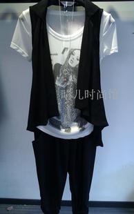 <em>锦</em>心绣<em>女士休闲</em>套装韩版夏新款三件套时尚女装