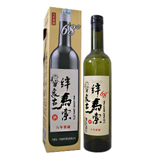  极品内蒙纯粮白酒 烈酒牧牛绊马索闷倒驴 68度500ML 八年窖藏