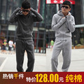 2012春秋款青少年韩版休闲运动套装学生男装修身运动服潮纯棉正品