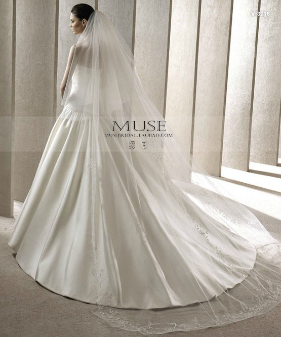 2013新款头纱新娘头纱高级定制婚纱头纱蕾丝花边韩式唯美头纱tous 2013新款头纱新娘头纱高级定制婚纱头纱蕾丝花边韩式唯美头纱tous