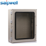 斯普威尔 大型透明盖 电表电源配电箱 防水防尘室外带锁防水箱