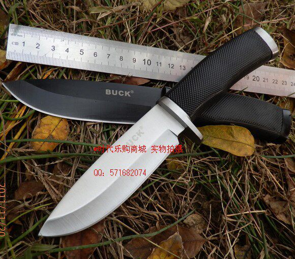 Outdoor/survival knife hunting knife/outdoor folding knife/knives/BUCK buck 009 death small straight knife