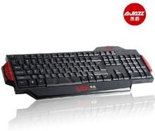 Ajazz/黑爵 战神X5 游戏键盘 USB有线键盘 多媒体键盘usb有线键盘