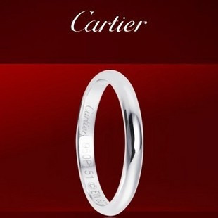  香港代购 Cartier卡地亚PT950铂金戒指 B4012500附小票证书