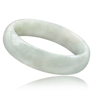  珍稀缘 老坑A货翡翠手镯 爆款冰种有裂纹纹圆玉镯子 正品带证书