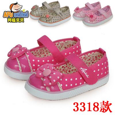 特价 阿福贝贝3152 网眼防滑软底 女童鞋女童帆布鞋155-180码3318
