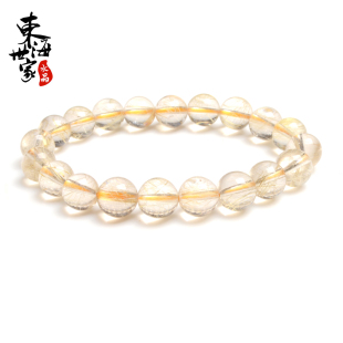  东海世家 天然金发晶手链正品 天然水晶手链饰品女 男士手链特价