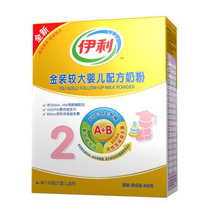  伊利金装2段400g克奶粉/盒装 正品保证 12年1-5月产