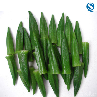  海鲜 速冻黄秋葵500G精选 新鲜 冰鲜空运 六角毛豆蔬菜 绿色人参