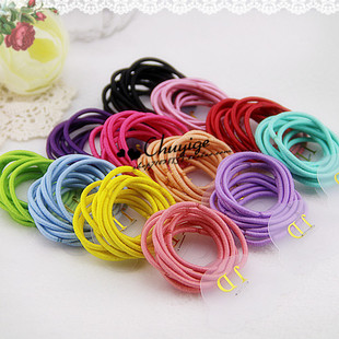  糖果色JD皮筋 儿童发饰 女婴儿童宝宝小皮筋发绳头绳 韩国版饰品