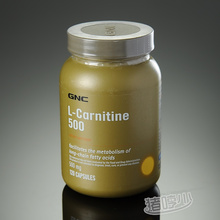 猪哼少 美国原装 GNC/健安喜 <span class=H>左旋肉碱</span> 500mg*120粒 强效瘦身