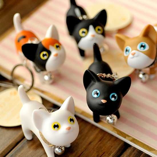 可爱Kat钥匙圈。。。