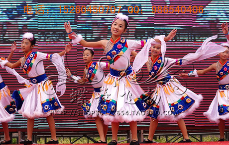 少儿舞蹈蒙古舞演出服民族舞专业订做各种表演