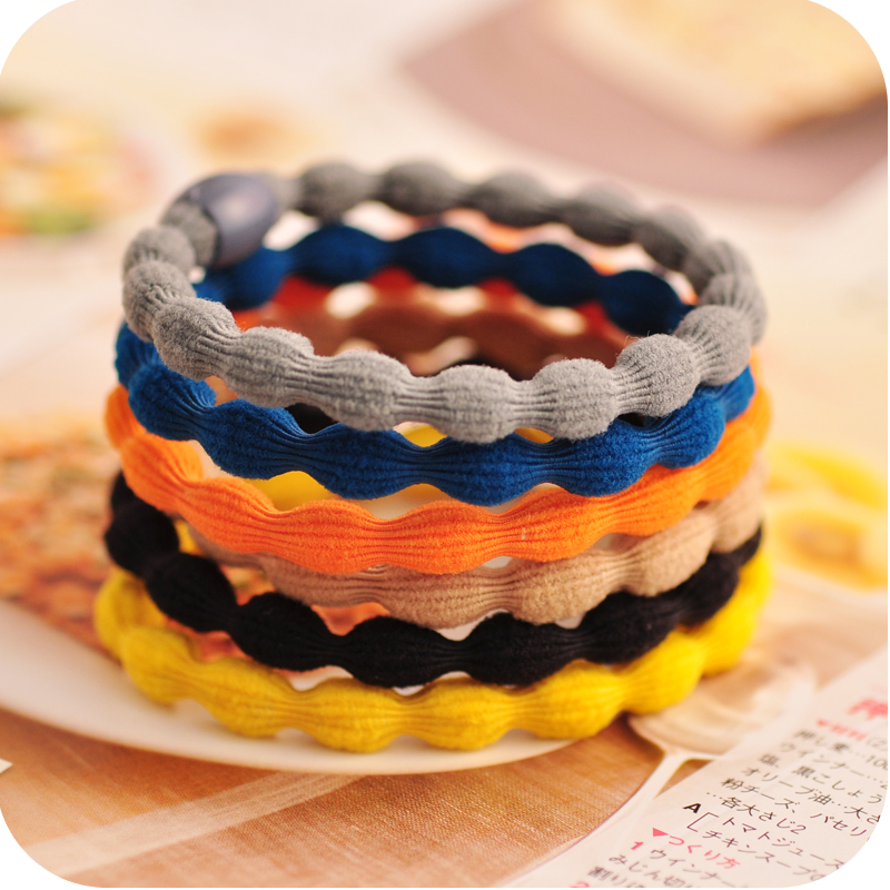 发饰 藕节发圈...