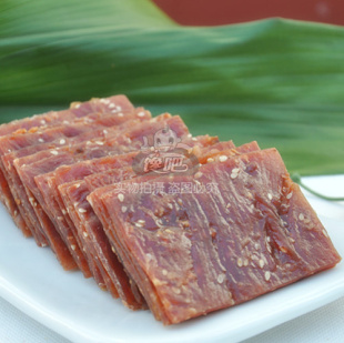  【馋吧美食】靖江特产 芝麻猪肉脯250克 味超双鱼肉脯 3斤包邮