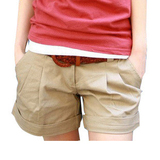 2013 时尚  韩版  夏季必备高品质休闲纯棉洗水热裤短裤 特价包邮